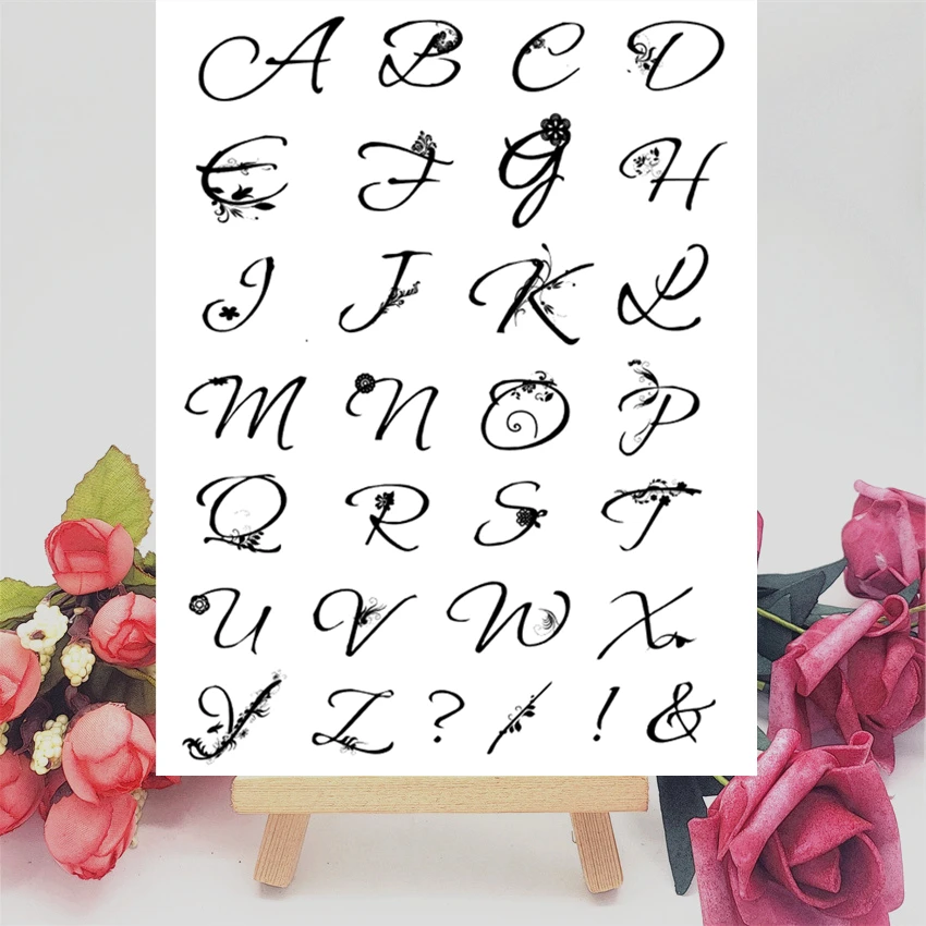 14x18 см со снежинками буквами прозрачный печать прозрачные наклейки силиконовый