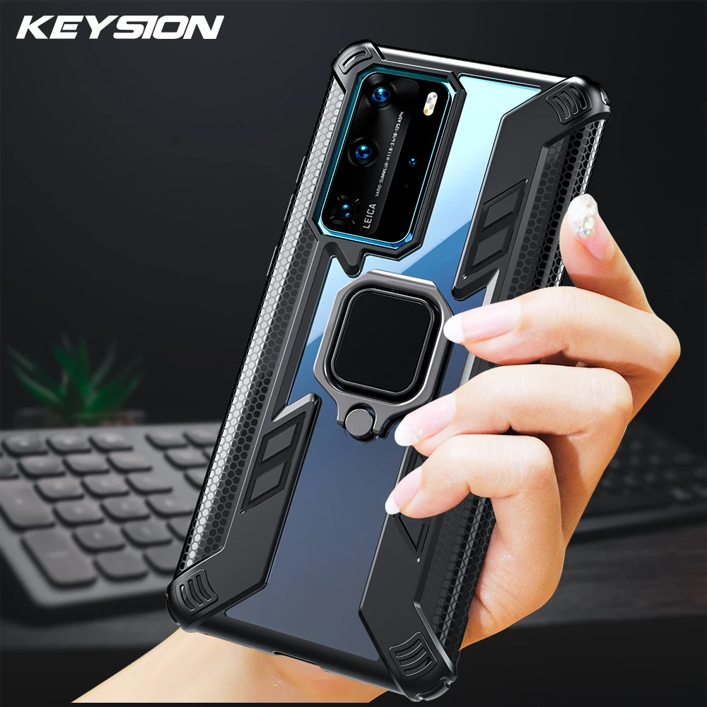 

KEYSION Shockproof Case For Huawei P40 P30 Lite Mate 30 Pro Y6 Y7 Y9 2019 Y9S Phone Cover for Honor 20 Pro 10i 10 Lite 8X 8A 5T