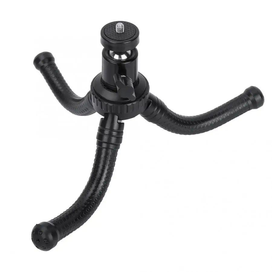 Мини Гибкий Настольный штатив для камеры с 2 регулируемыми высотами и вращением