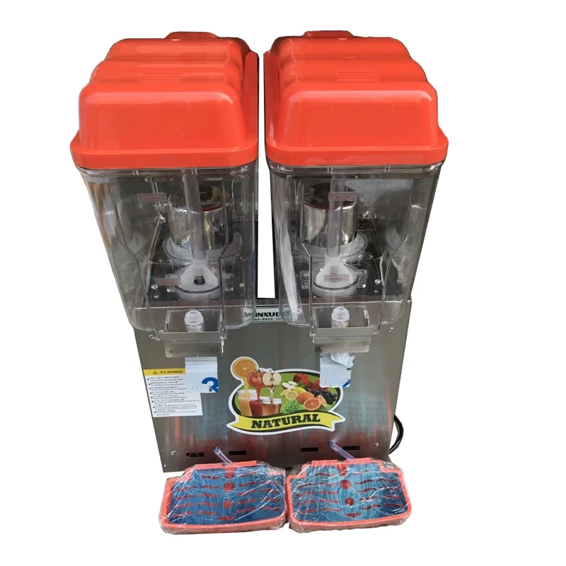

Commercial 16L*2 Cold drink machine Hot Cold Drink Beverage Milk Juice Machine Fruit Cold Juicer Cold Juice Dispenser Machine