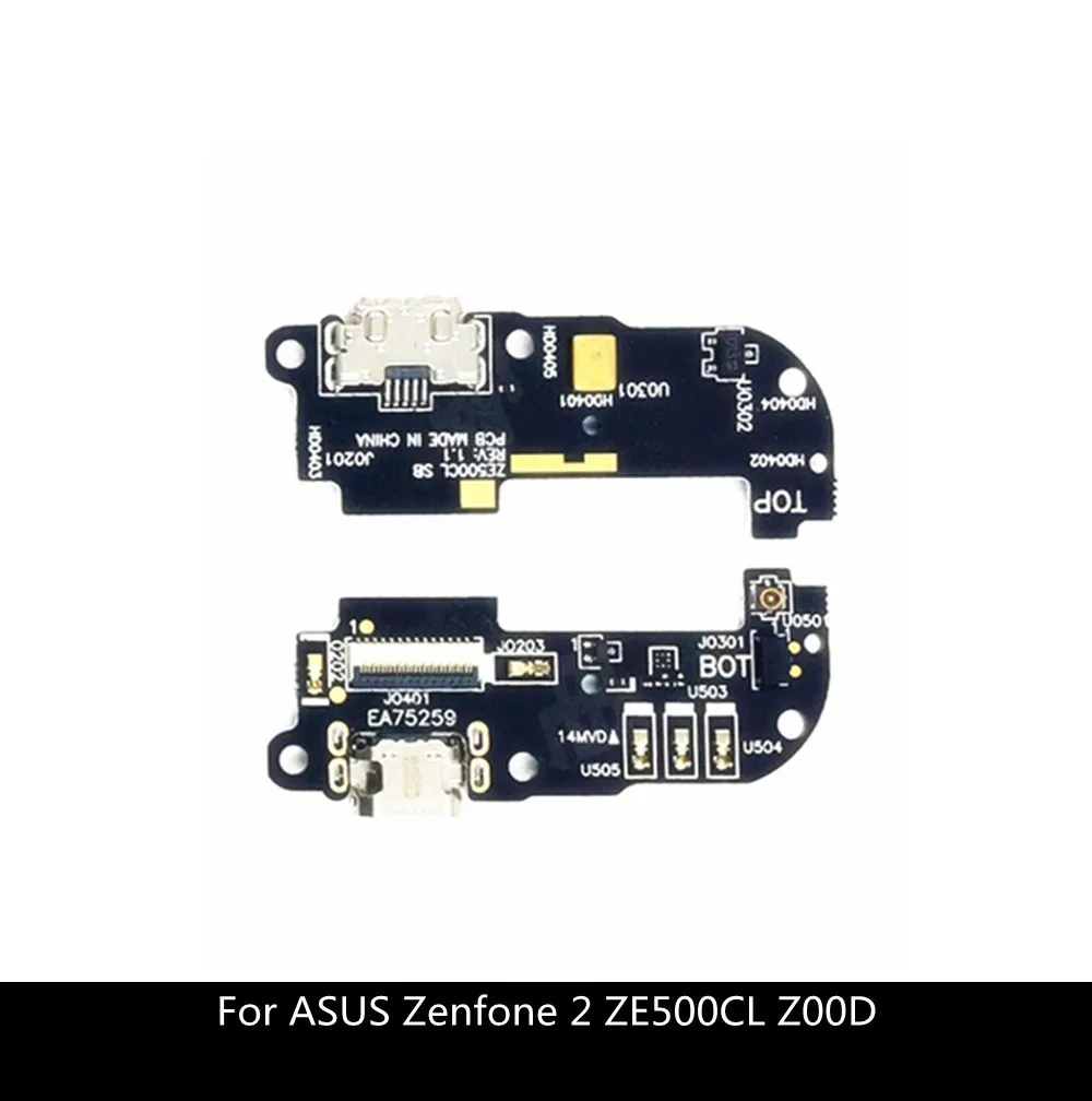 Замена 5,0 дюймов USB док-коннектор, зарядный порт гибкий кабель для Asus Zenfone 2 ZE500CL Z00D USB зарядное устройство