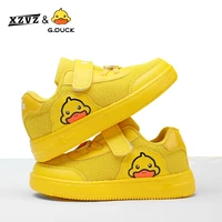 xzvz kids sneakers breathable mesh childrens shoes little yellow duck pattern boys girls brand shoes non slip casual kids shoes