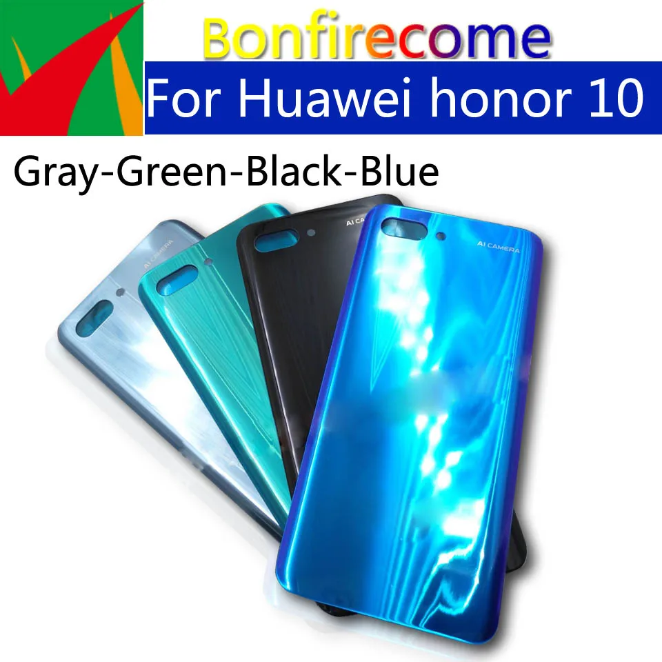 10 штук в партии для Huawei Honor стеклянная крышка аккумуляторного отсека задняя дверь