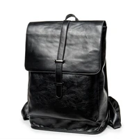 mens backpack waterproof leather bags fashion boys school bag teenagers luxury designer bag male casual large laptop bag