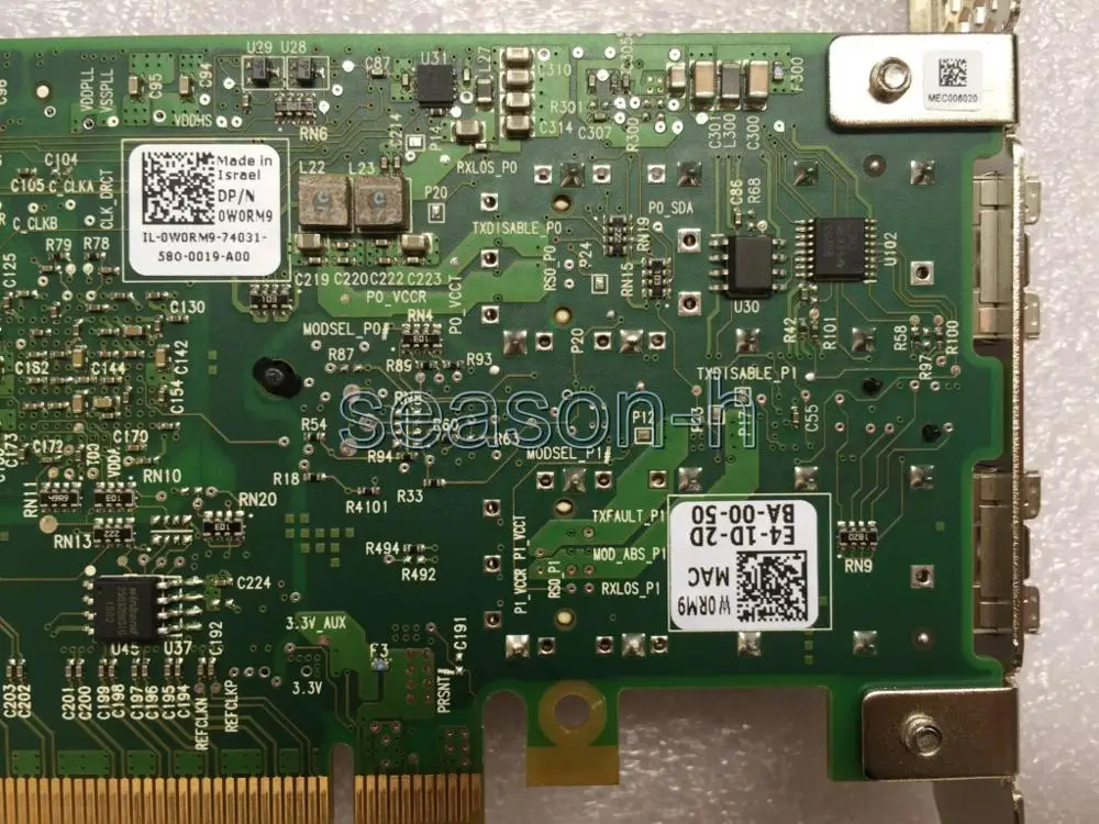 Сетевая карта Dell Mellanox CX322A 10 Гб W0RM9 0W0RM9 CONNECTX-3 10GBE DUAL PORT PCI-E | Компьютеры и офис