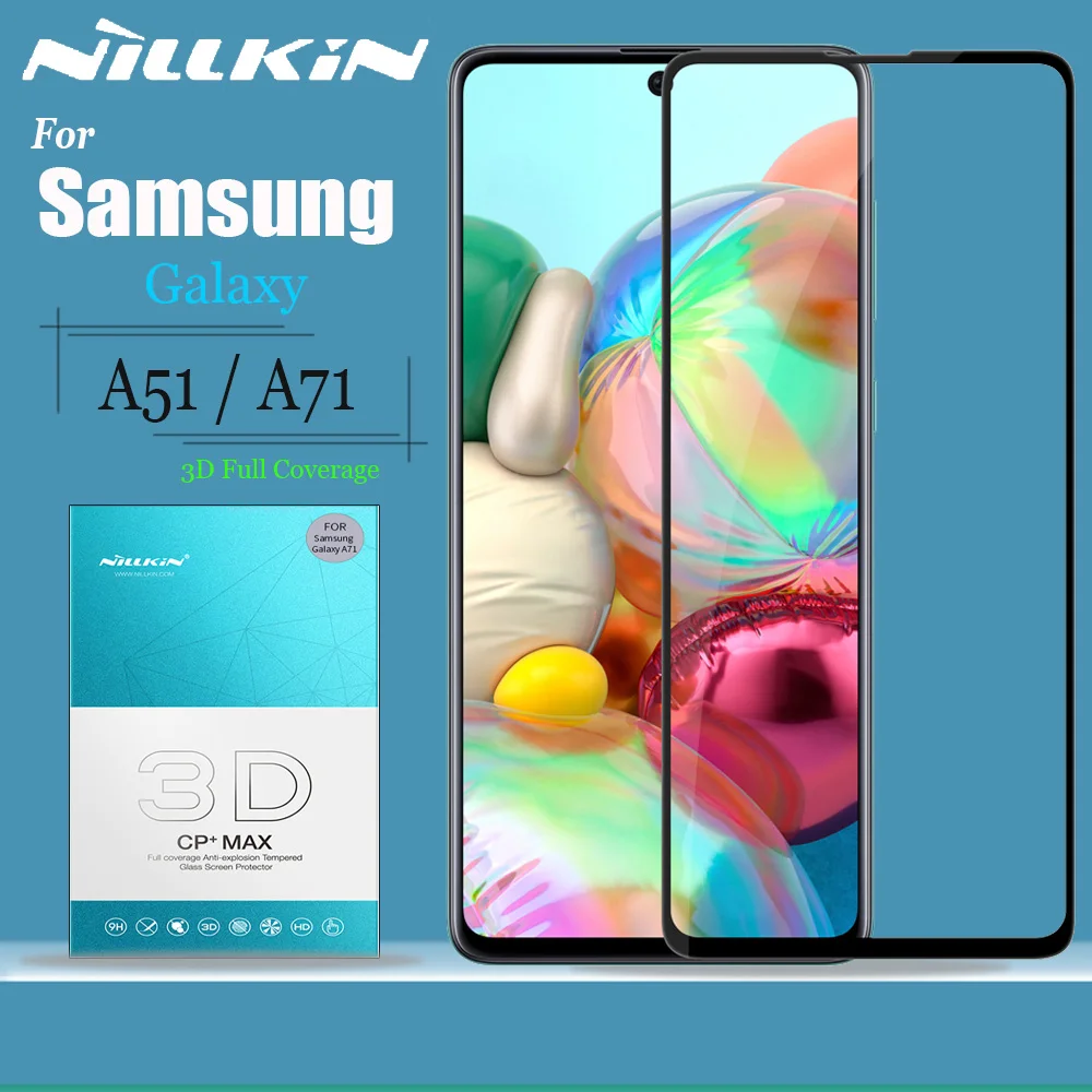 Защитное стекло Nillkin закаленное 9H 3D для Samsung Galaxy A51 A71|case for iphone|for iphonetpu case |