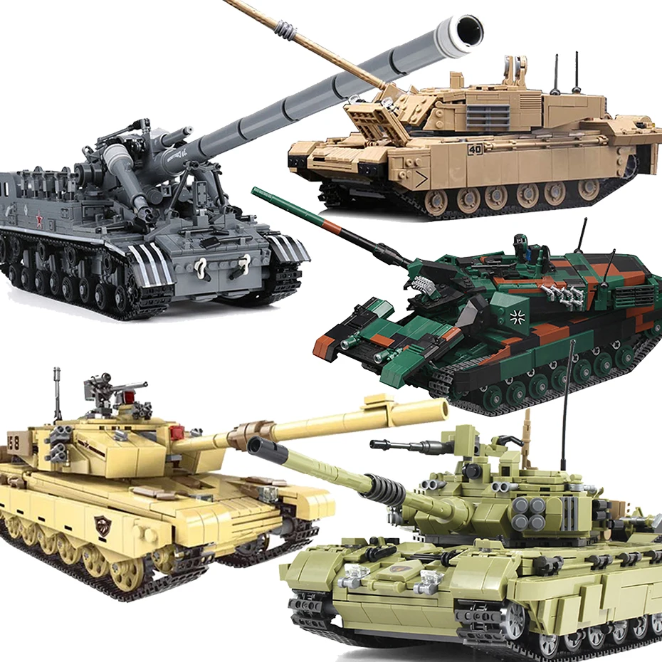 Новинка, Xingbao, военное оружие, кирпичи серии T92 Tank Leopard-2A6 Challenger 2, основной боевой танк типа 99, набор строительных блоков, подарки