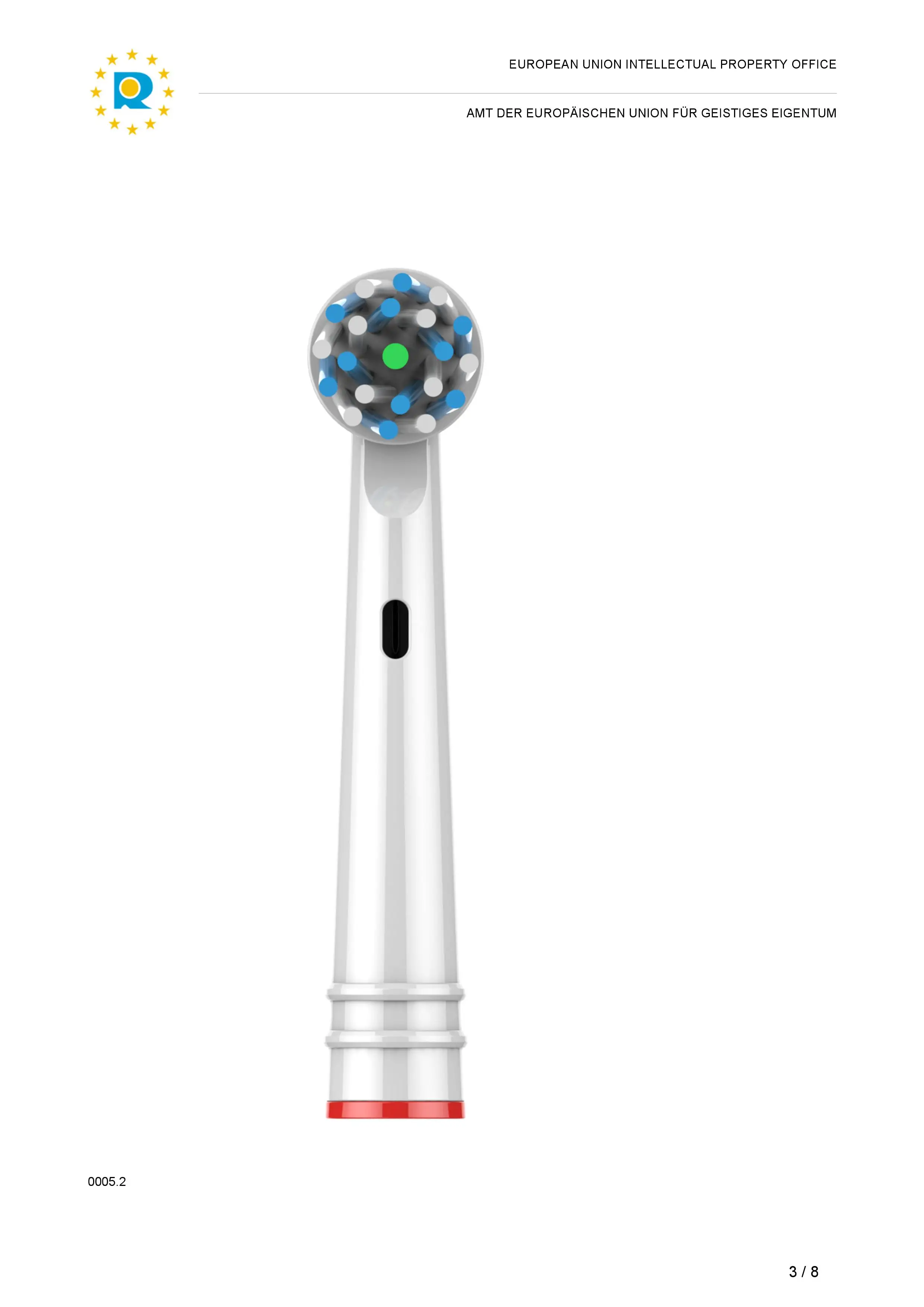 Сменные насадки для зубных щеток Oralb B-набор из 4 головок для электрической зубной щетки Oralb Braun-зубная щетка Cross Action es