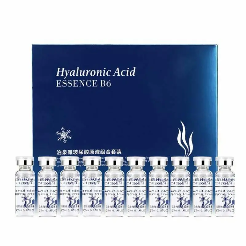 

10pcs Hyaluronic Acid Vitamins Serum Moisturizing Anti Anti Aging Collagen Liquid Nourish Water Tender Skin Care