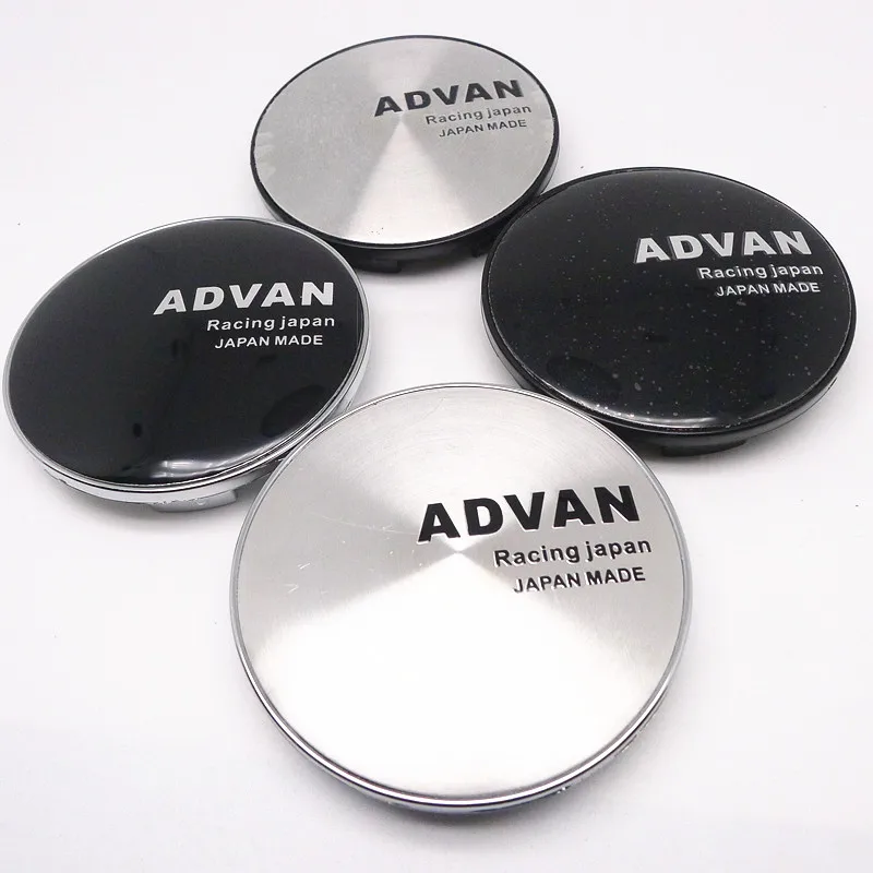 

4pcs 68mm 62mm For ADVAN RACING Wheel Center Cap Hubs Car Styling Emblem Badge Logo Rims Cover 65mm Stickers Accessories
