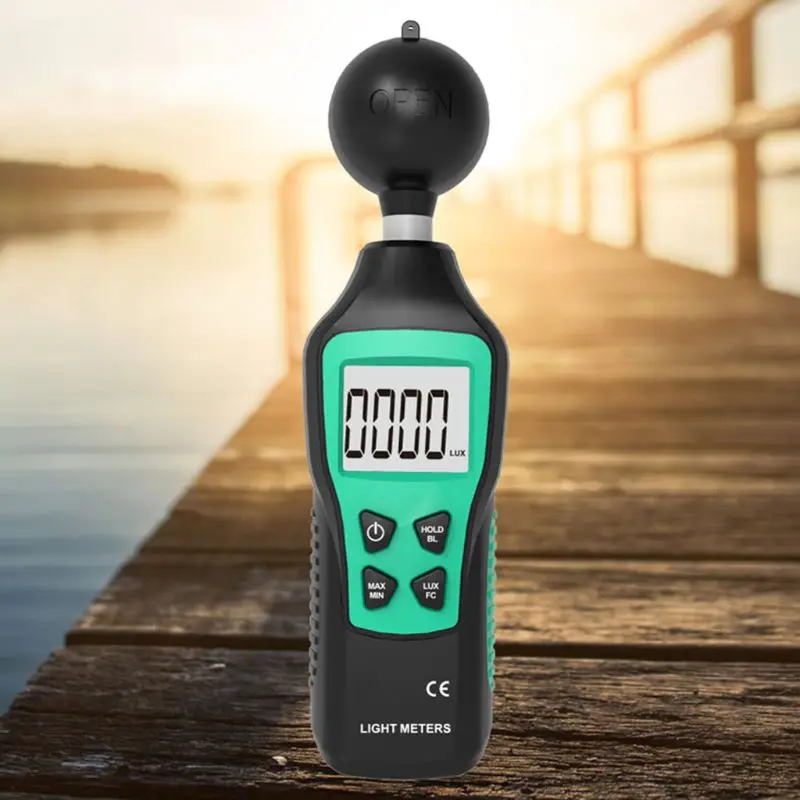 

Portable Handheld Mini Digital Luminometer High Precision 200000 LUX Light Meter LCD Display LED Illumination Photometer