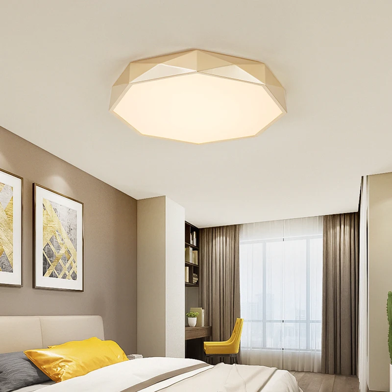

Nordic LED Home Master Bedroom Ceiling lights Round Modern Simple Dining Room Living Room Lighting