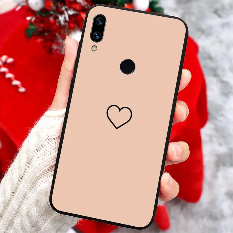 

love heart Colorful mood Phone Case For Xiaomi Redmi note 7 8 9 t k30 max3 9 s 10 pro lite