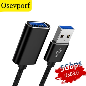 USB3.0 Extension Cable USB 3.0 Male to Female Extension Data Sync Cord Cable Extend Connector Cable 