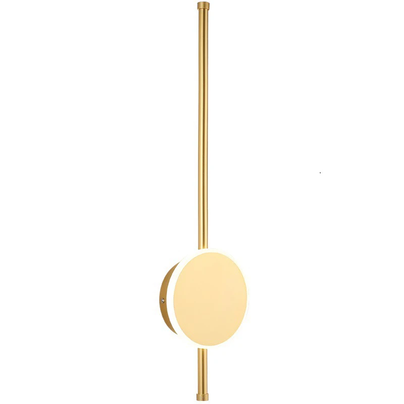 

Modern Minimalist Bed Lamp Black Gold 40/50 cm Long Decoration Nordic Wall Lights Fixtures for Corner Living Room Home 110~240V