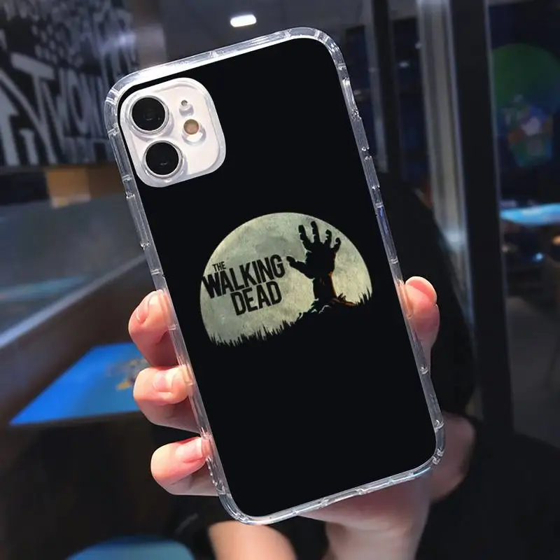 

The Walking Dead Phone Cases Transparent soft For iphone 5 5s 5c se 6 6s 7 8 11 12 plus mini x xs xr pro max