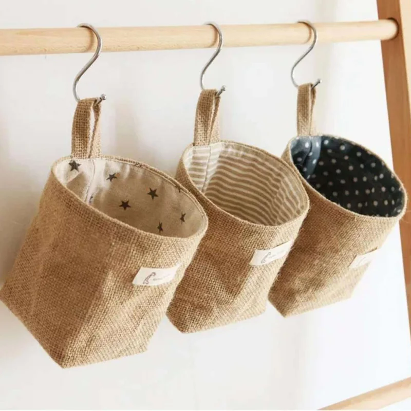 

Wall-mounted Cloth Key Storage Bag Desk Organizer Student Stationery Storage Organize Cosmetics Suitable For Dormitory Kitchen