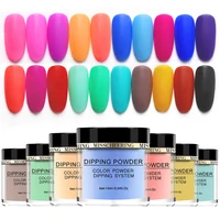 1 box pearl nail glitter dipping powder frosted colorful acrylic nail art pigment glitters decorations natural dry manicure