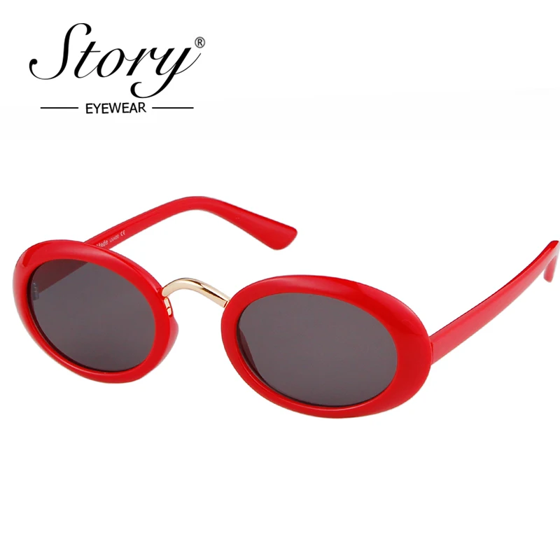 Очки солнцезащитные овальные в стиле ретро для мужчин и женщин небольшие