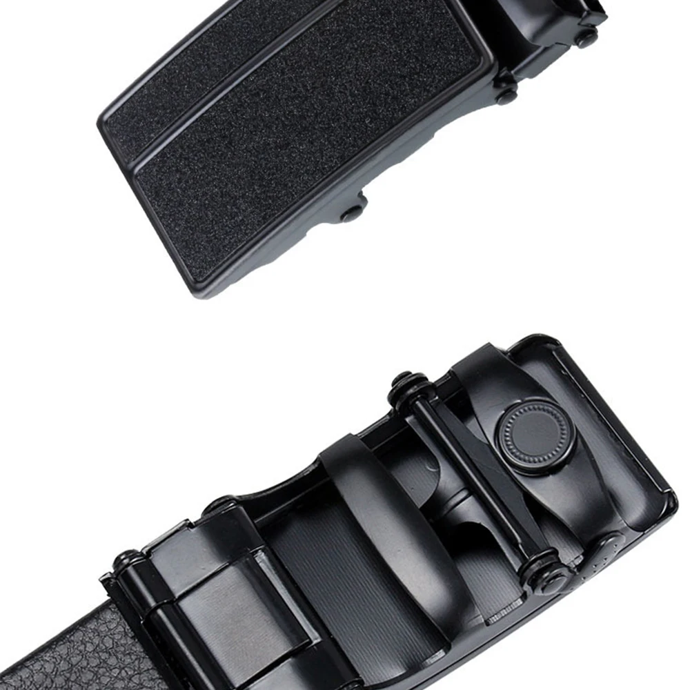 VRCHIC мужской кожаный ремень из натуральной кожи черный модный сплав роскошная