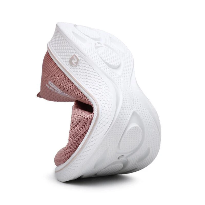 Женская обувь Кроссовки на плоской подошве с вязаным верхом Сезон осень Новинка