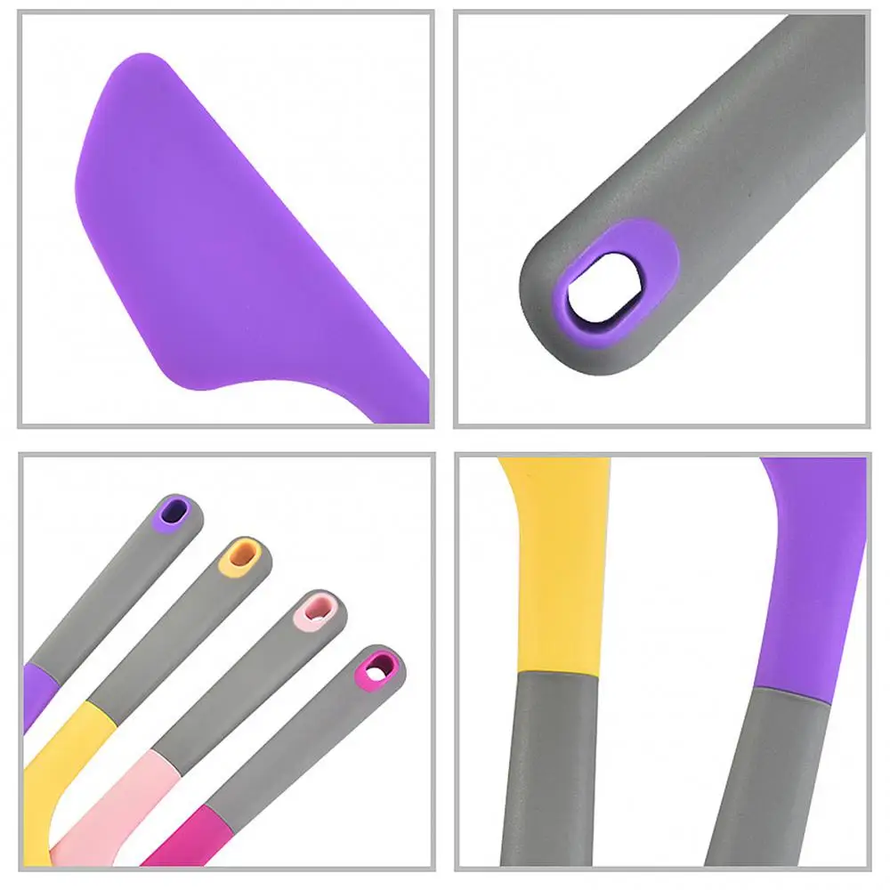 

Food Grade Non-Stick Butter Baking Silicone Spatula Set Cookie Pastry Scraper Cake Baking Spatula Silicone Spatula Pizza Cutter