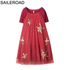 SAILEROAD платье с блестками для девочек 5 лет, одежда для девочек, детские платья для девочек, платье принцессы, вечерние платья для детей