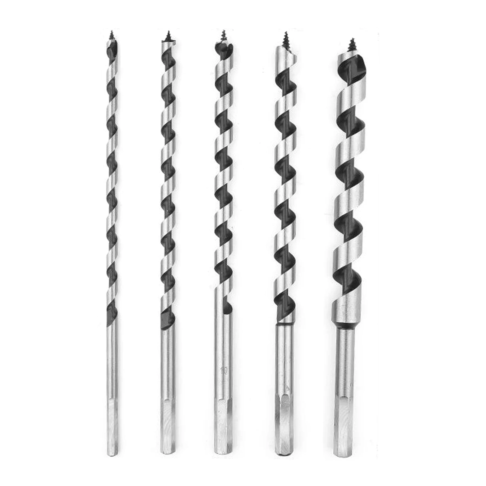

5 шт., шнековые насадки для дрели, 6 мм, 8 мм, 10 мм, 12 мм, 14 мм