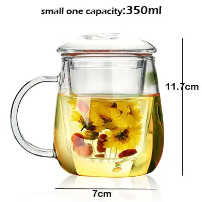 350ml 500 мл стеклянная кружка с двойными стенками для кофе, для путешествий, прозрачная чашка для молока, сока, чая, кофе с ручкой, Романтические свадебные подарки, кружки - Цвет: 350ml