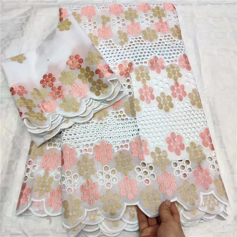 Швейцарская вуаль африканская сухая кружевная ткань вышивка нигерийская