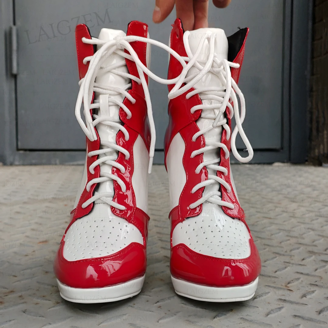 Женские ботильоны с круглым носком на тонком высоком каблуке | Обувь