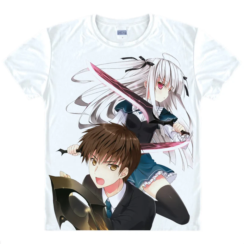 Абсолютная двойная Kokonoe Tohru Футболка с принтом Yurie Shigutouna Косплей белый короткий