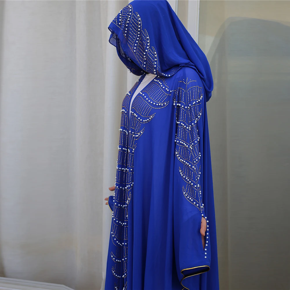 Женский халат болеро с блестками хиджаб кимоно Niqab Abaya из Дубая мусульманский