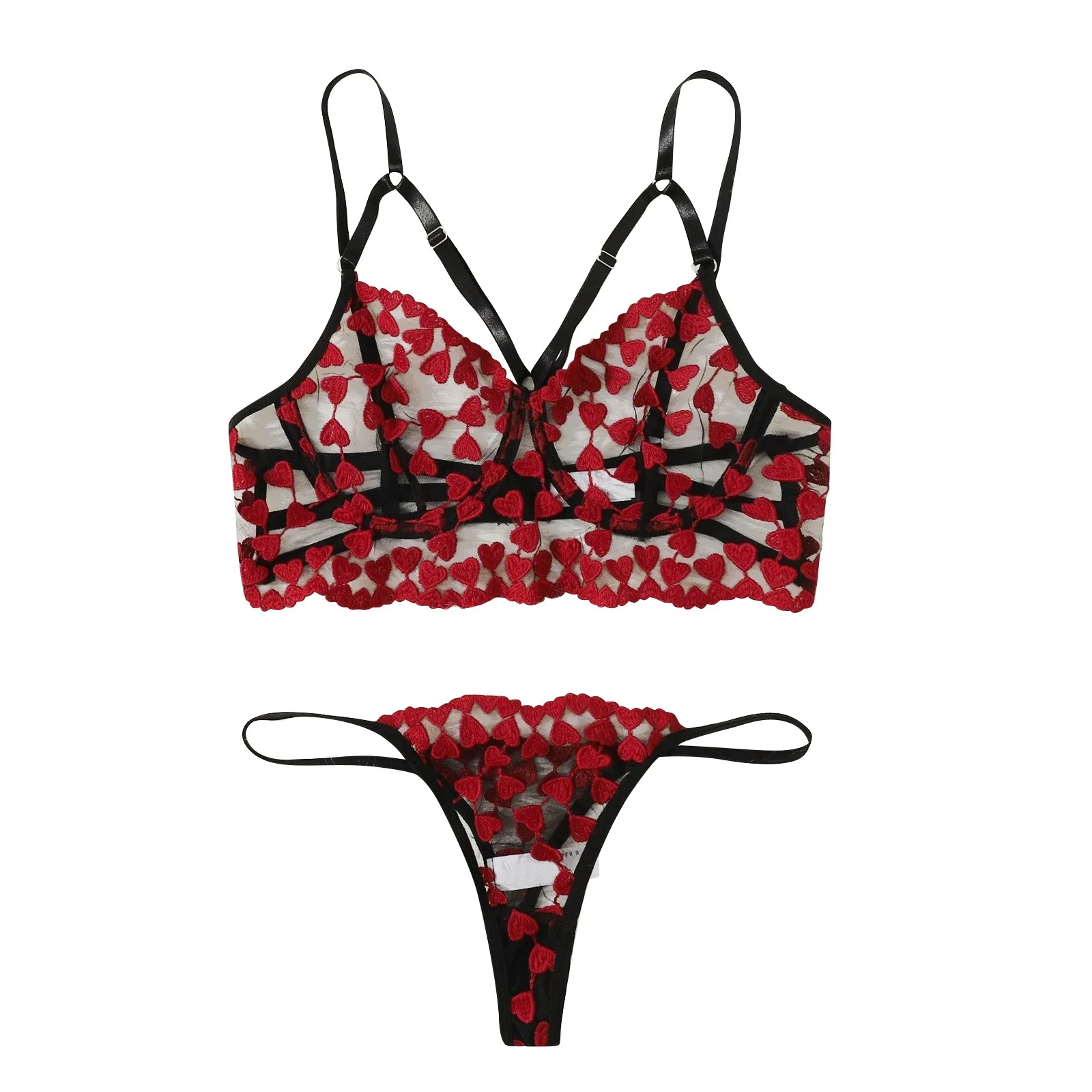 

Sexy Underwear Women Flower Embroidery Bra Set Transparent Porno Sexy Lingerie Lenceria Sensual Mujer Erotic Underwear Costumes