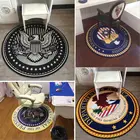 ковер в спальню ковер в гостинную коврик входной двери коврик для ванной Круглые коврики с американским орлом в спальне, детские коврики для гостиной, коврик для стула, теплые напольные коврики для фотографий