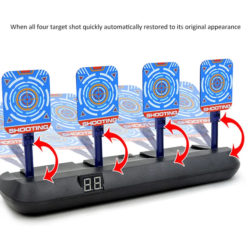 

DIY High Precision Scoring Auto Reset Electric Target For Blaster Gel Beads Blaster Gun Toy Parts For Gun Toys Fun Sport Toy