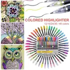 Цветной карандаш, профессиональный многофункциональный пластик, 1216183648 цветов, мелки, маркеры для рисования, художественные письма, комиксы