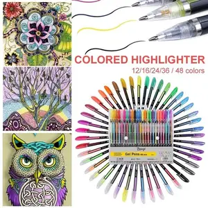 Цветной карандаш, профессиональный многофункциональный пластик, 1216183648 цветов, мелки, маркеры для рисования, художественные письма, комиксы