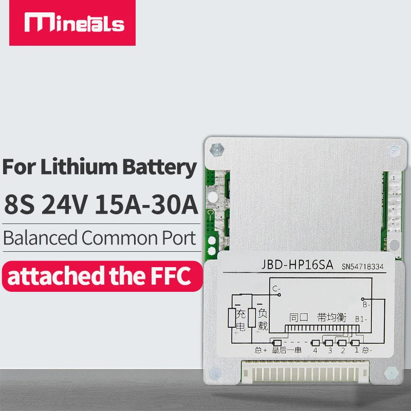 

8s lifepo4 BMS PCM 32650 PCM плата защиты батареи BMS 15a 20a 25a 30a 24V LiFePO4 аккумулятор BMS PCB плата с балансом