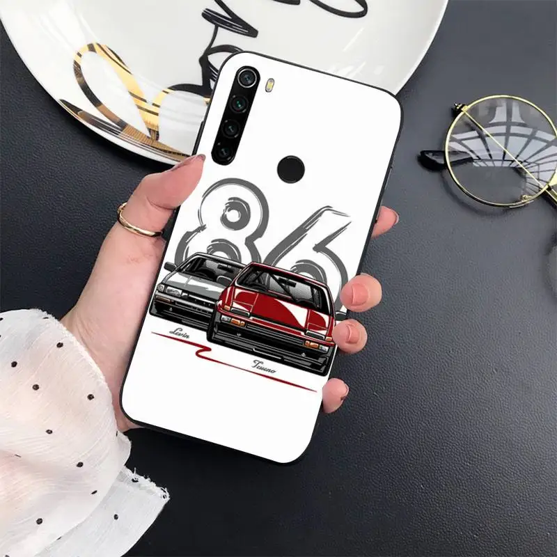 

Initial D car comic sport Phone Case For Xiaomi Redmi 7 8 9t a3Pro 9se k20 mi8 max3 lite 9 note 9s 10 pro