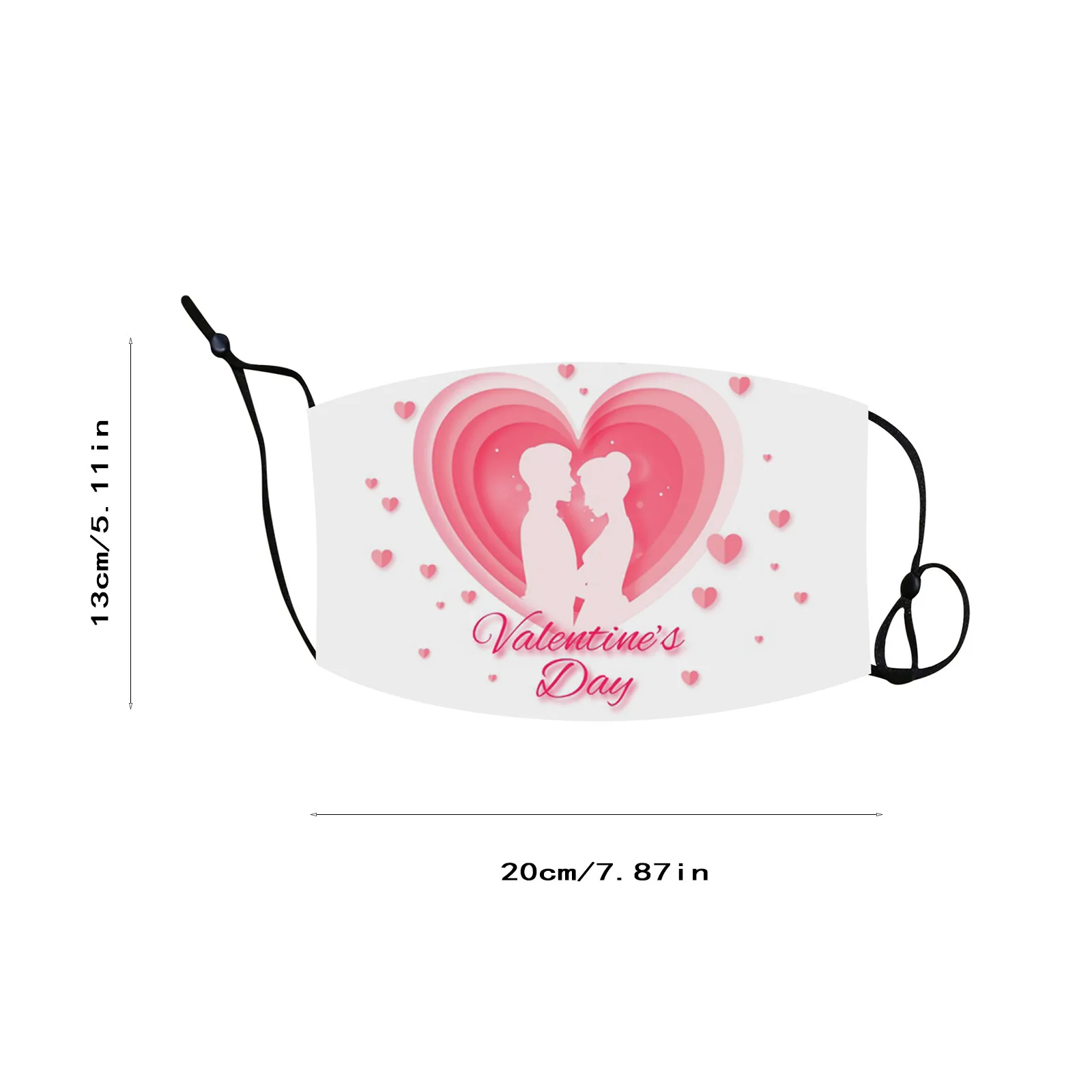 

5PC Respirator reutilizables Valentine's Day Face Mouth Fast delivery Headband Adjustable Sport Outdoor Mouth Cover Mask Mscara
