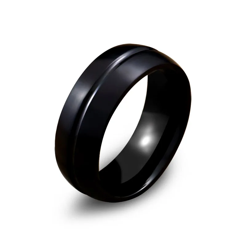 BEIER модный колечко с рисунком из нержавеющей стали внутренним деревом Свадебная