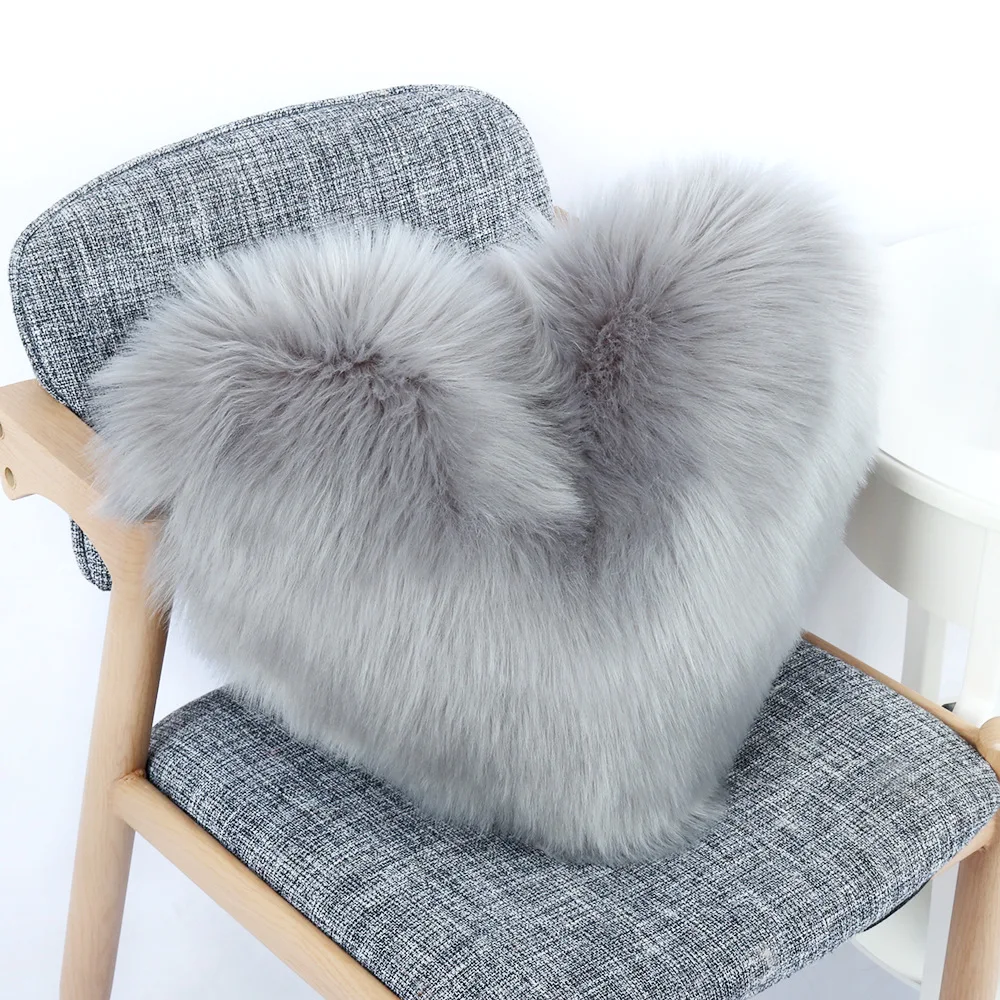 

Nordic Plush Pillow Soft Stuffed Love Heart Shape Sofa cushion Toys for Children Doll Home Bedroom Decor Cute Fun Baby Gifts