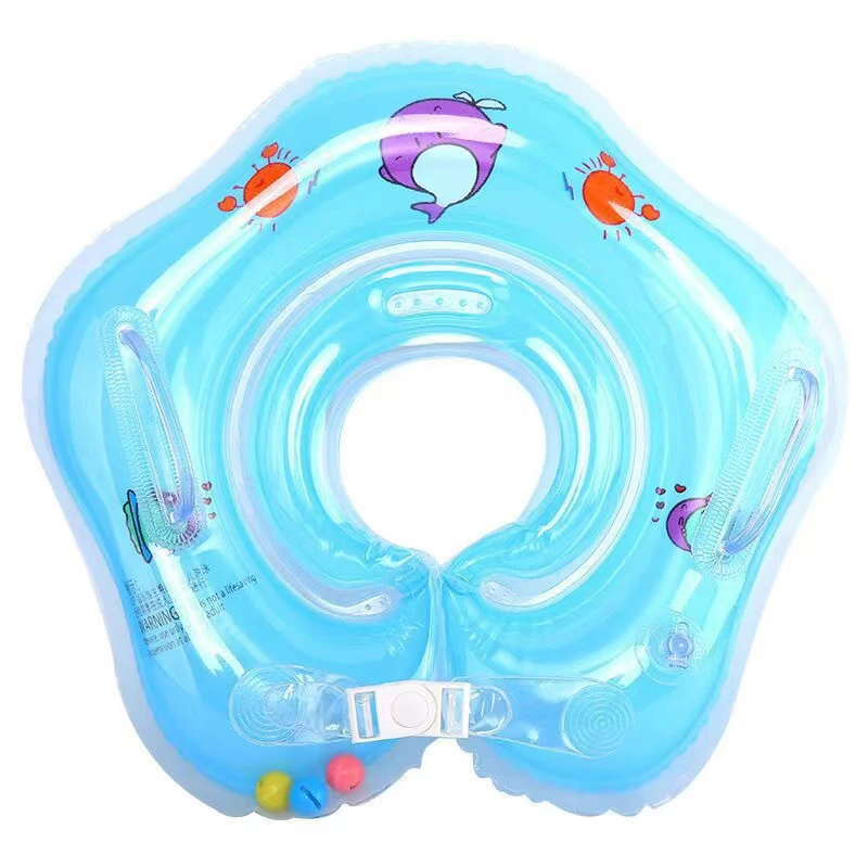 

Newborn Baby Swim Ring Kids' Float 0-6Months Old Boy & Girls PVA Cartoon Star Inflatable Floating Ring Swimming Seat