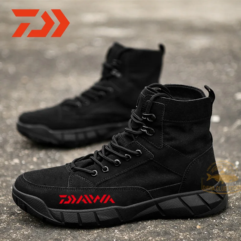 Уличные рыболовные ботинки DAIWA 2021 нескользящая рыболовная обувь холщовые