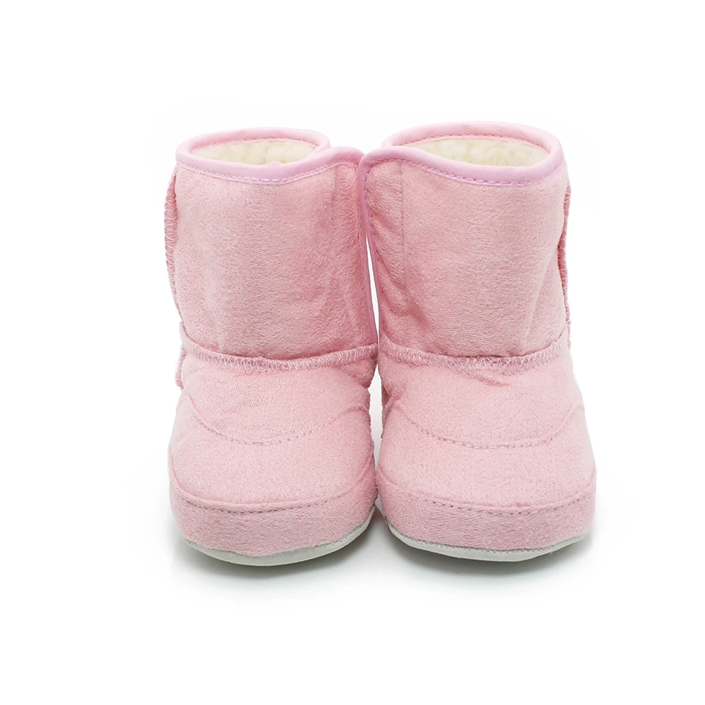 Детские ботинки для новорожденных и малышей зимняя теплая мягкая хлопковая