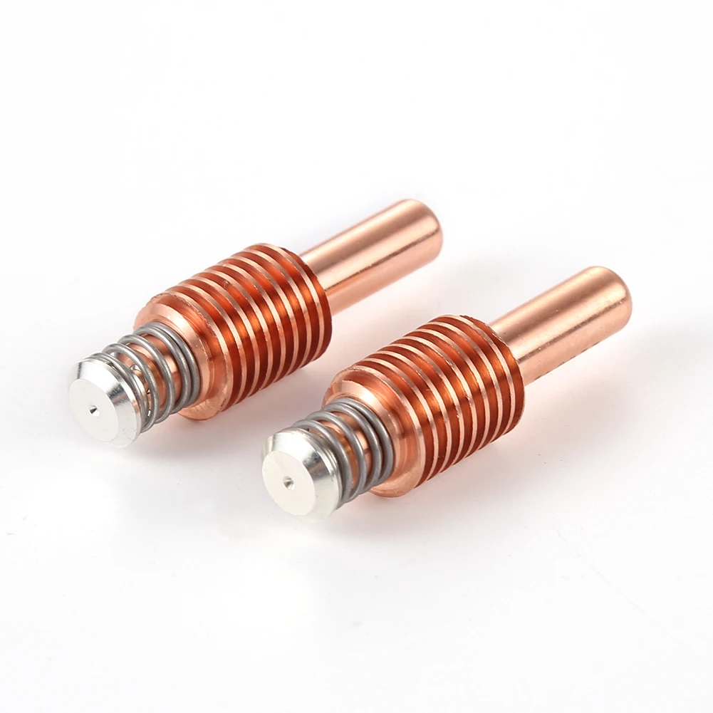 

5pcs Copper Tellurium Electrode 220842 Plasma Cutting Nozzles Plasma Consumable Replacement Parts for Aluminum Copper Cutting