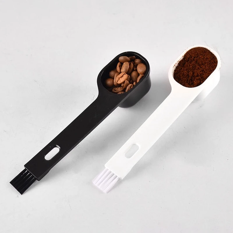 

MLGB Tea Shop Spoon Stirring Rod Spoon Pearl Milk Fruit Powder Coffee Bean Coffee Spoon for Coffee Shop Black White