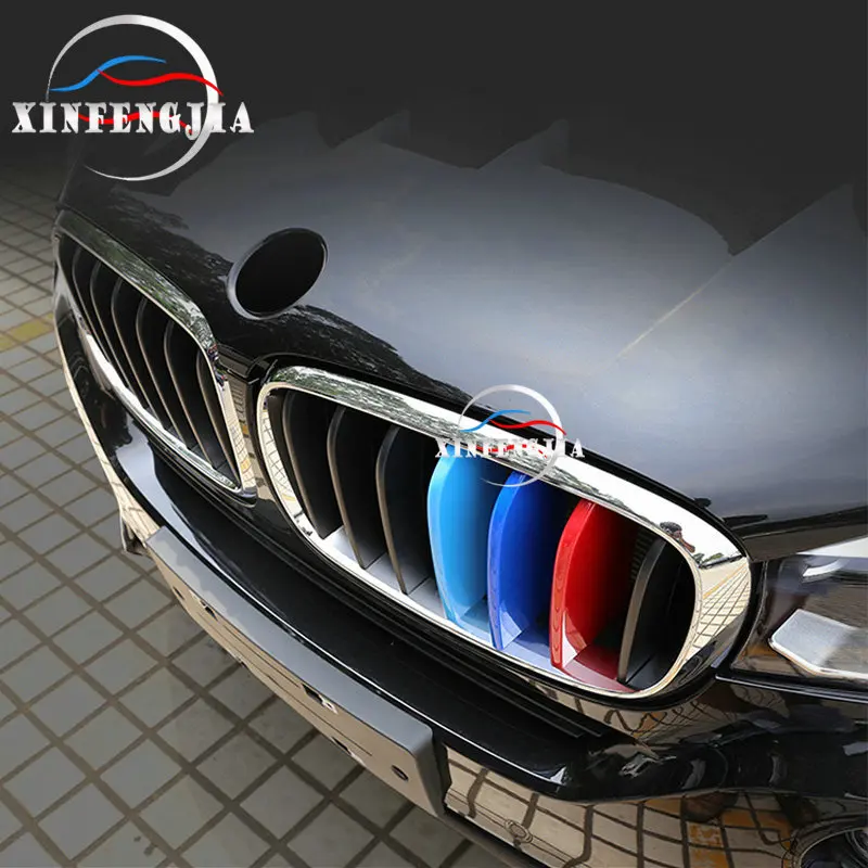 Решетка радиатора для BMW X1 X3 X4 X5 X6 E84 E70 E71 F15 F16 F25 F26 G01 G02 G05 M 3 цвета передняя решетка |