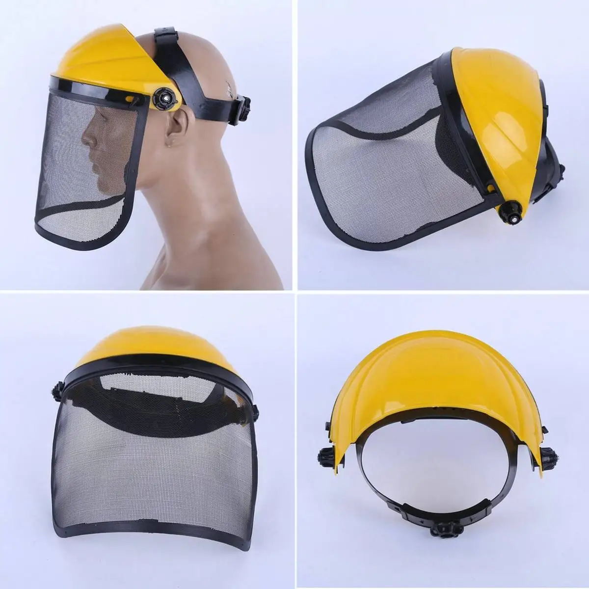 

Профессиональный защитный шлем для лесного хозяйства с сетчатым козырьком на все лицо для лесозаготовки, щеточка, лесная защита